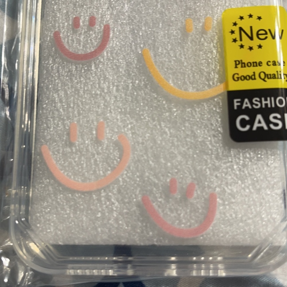New clear smiley face phone case 12 pro max - Picture 2 of 3